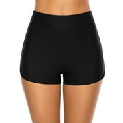 Women's Swim Shorts Bathing Suit with Bottom Swim Suits High Waisted Tummy Control Bathing Suit Tops for Women